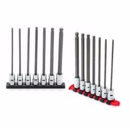 Husky 14-Piece 3/8 in. Drive Long Ball-End Hex Bit Socket Set, SAE and Metric thumbnail 1