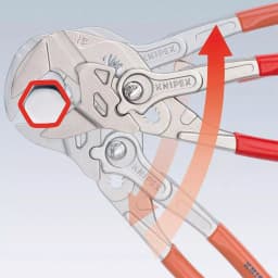 KNIPEX 2-Piece Cobra Water Pump and Pliers Wrench Set with Carry Pouch thumbnail 2