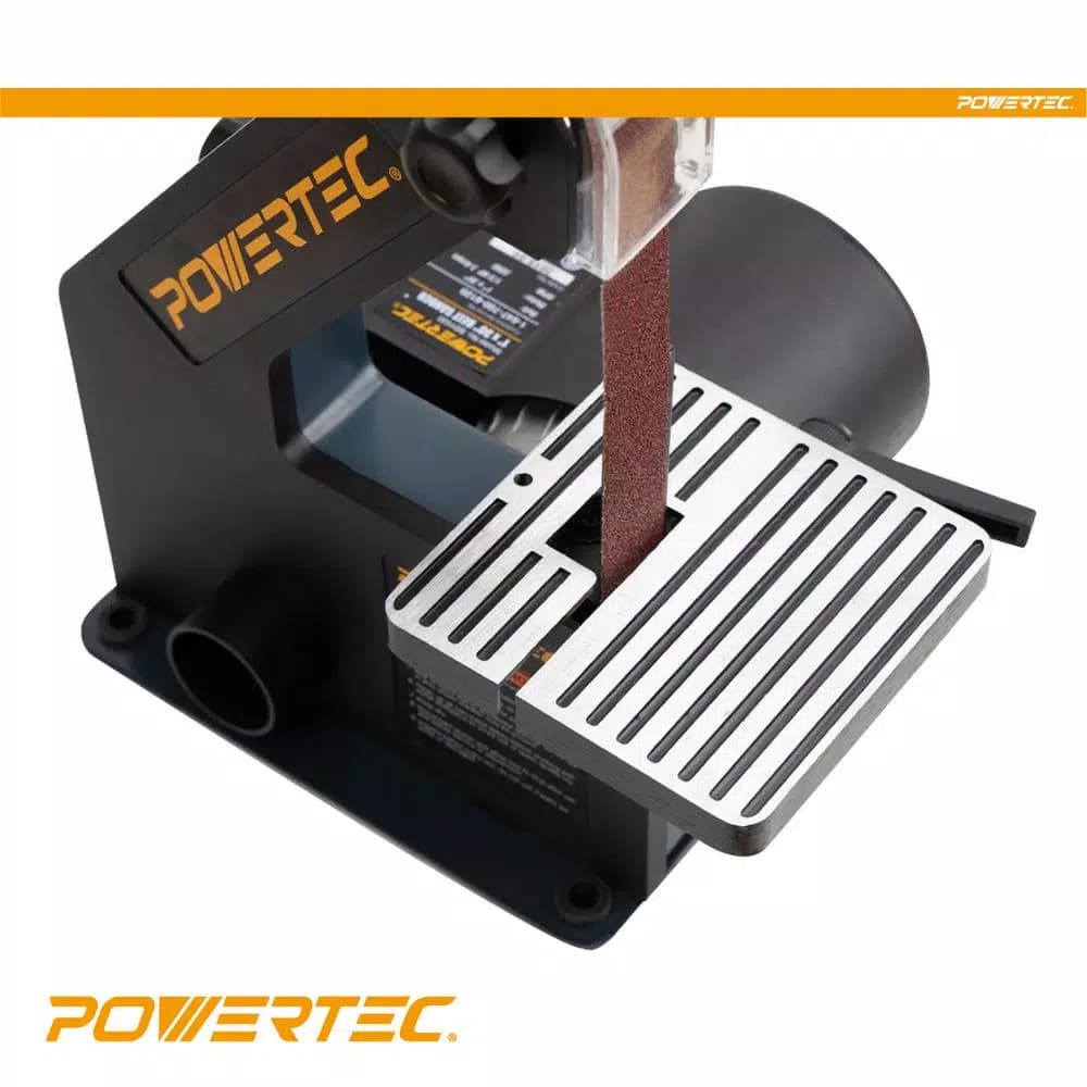 POWERTEC 1 in. x 30 in. 80-Grit Aluminum Oxide Sanding Belts, 10-Pack