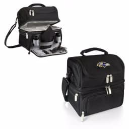 ONIVA Pranzo Baltimore Ravens Insulated Lunch Bag - Black thumbnail 2