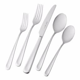 J.A. HENCKELS INTERNATIONAL Henckels International Silvano 45-Piece 18/10 Stainless Steel Flatware Set, Service for 8 thumbnail 1