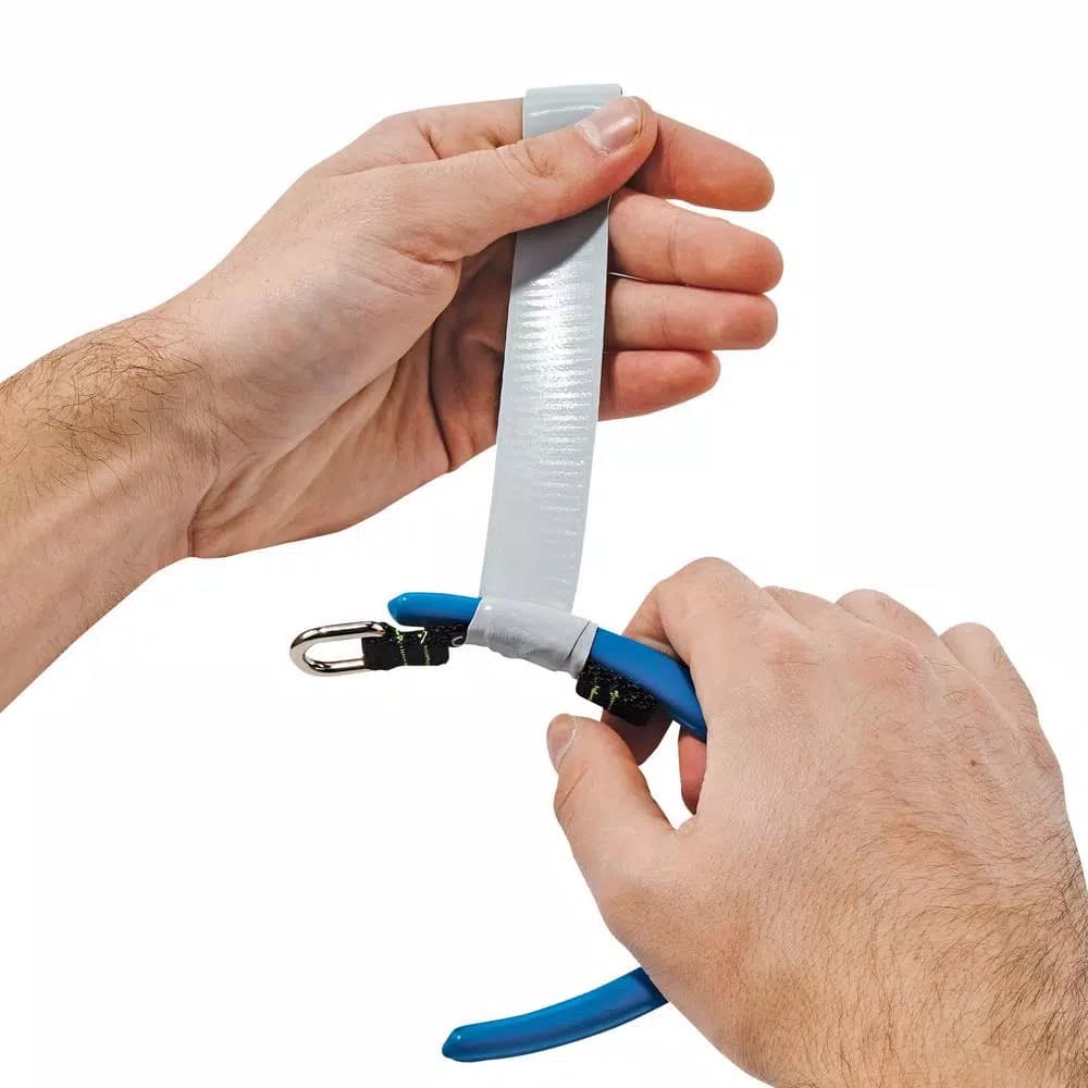 Ergodyne Squids 3180 Tool Tethering Kit with Coil Lanyard, Self-Adhering Tape, and 6 Web Tool Tails