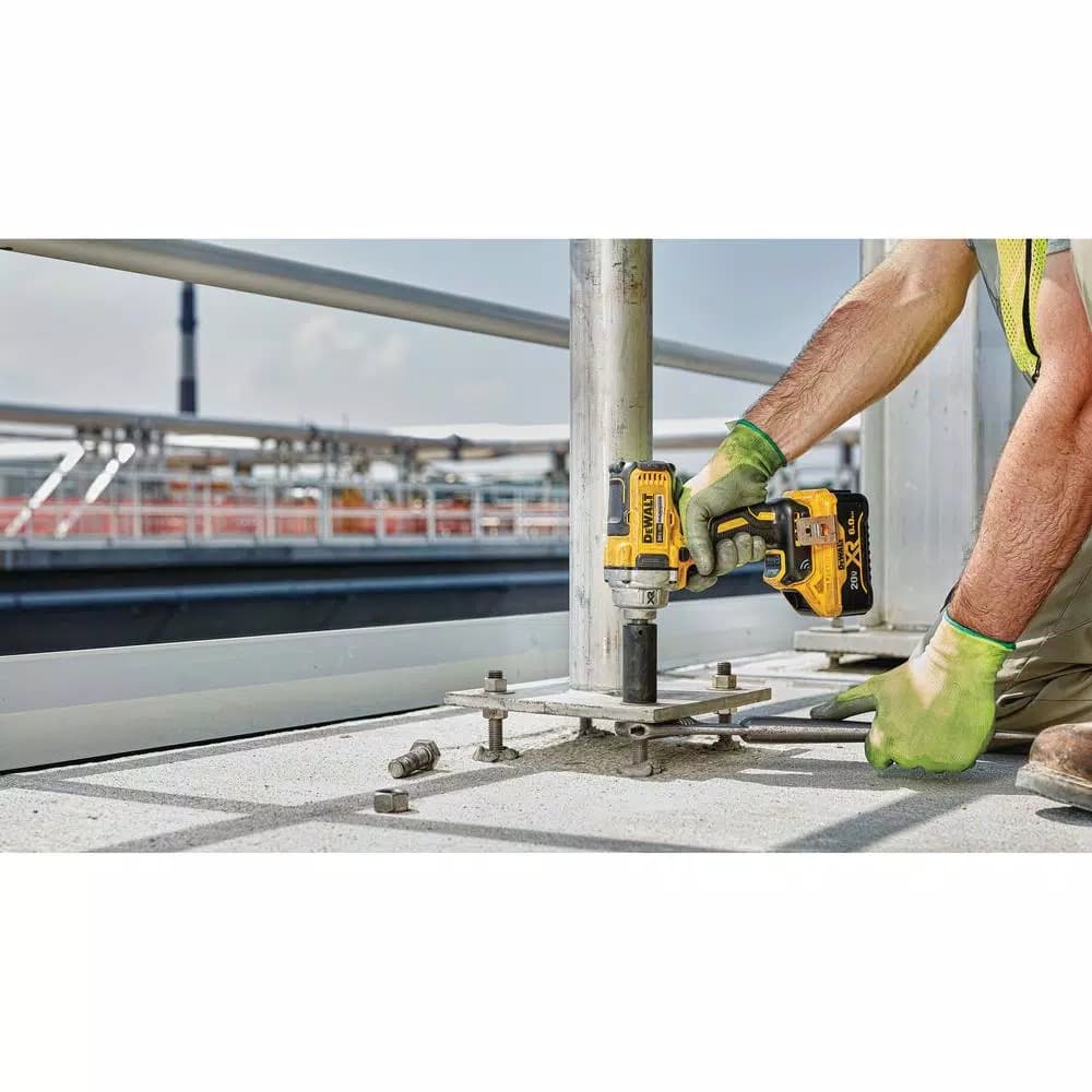 DEWALT 20V MAX XR 1/2 in. Brushless Mid-Range Impact Wrench Kit with (2) 5.0 Ah Batteries & Charger