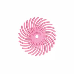Dedeco Sunburst Radial Discs 600-Grit Pumice 7/8 in. Arbor Rotary Cleaning and Polishing Tool (12-Pack) thumbnail 1