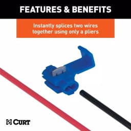 CURT Snap Lock Tap Connectors, 18-14 Gauge Wire, 100-Pack thumbnail 7