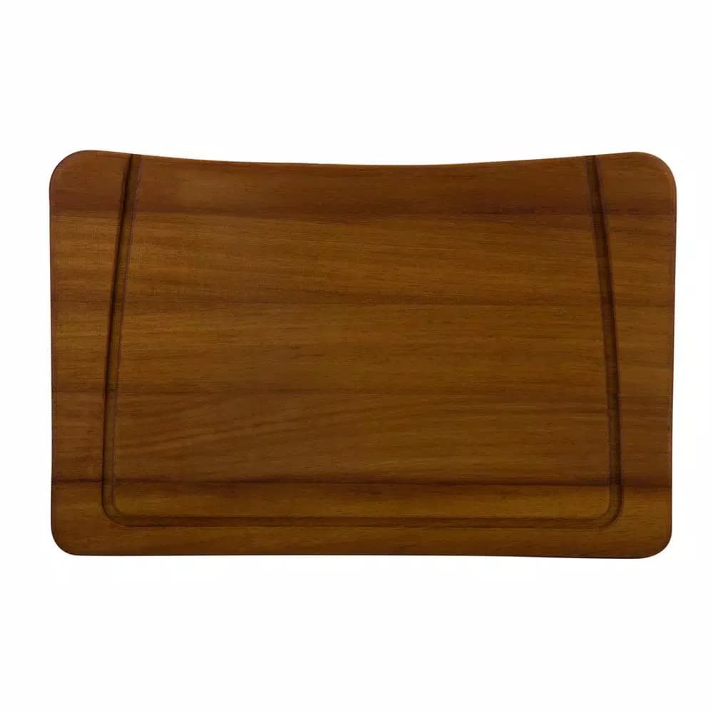 ALFI BRAND Iroko Wood Cutting Board - Italian Designed Multi-Purpose Chopping & Serving Board