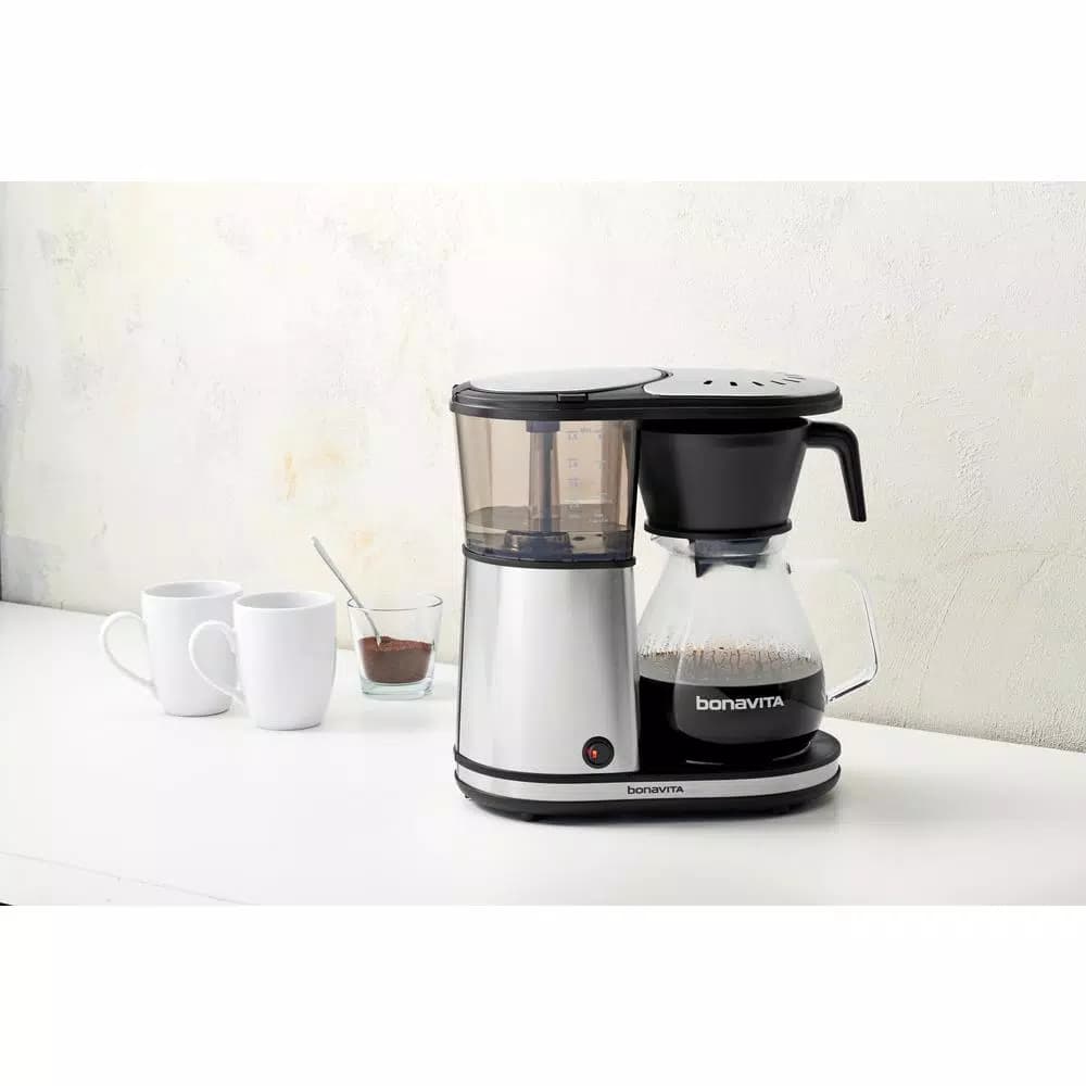 Bonavita 8-Cup Stainless Steel Drip Coffee Maker with Glass Carafe, 1560W