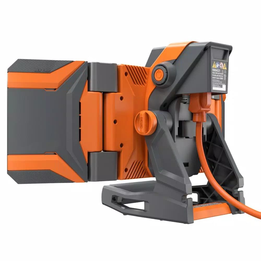 RIDGID 18V Hybrid Folding Panel LED Work Light, 2500 Lumens