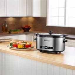 KitchenAid 6 Qt. Programmable Stainless Steel Slow Cooker with Digital Timer thumbnail 5