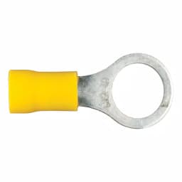 CURT Ring Terminals, 12-10 Gauge Wire, 3/8" Stud Size, Yellow, 100-Pack thumbnail 4