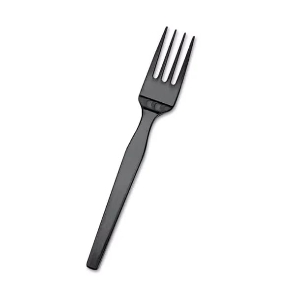 DIXIE SmartStock Plastic Cutlery Dispenser Refill, Black Mediumweight Forks, 960 Count
