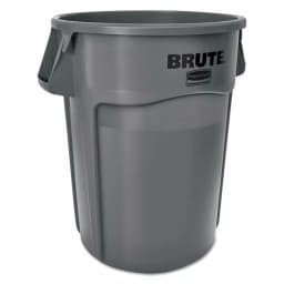 Rubbermaid Commercial Products Rubbermaid Commercial Brute 55 Gallon Round Gray Trash Can thumbnail 1