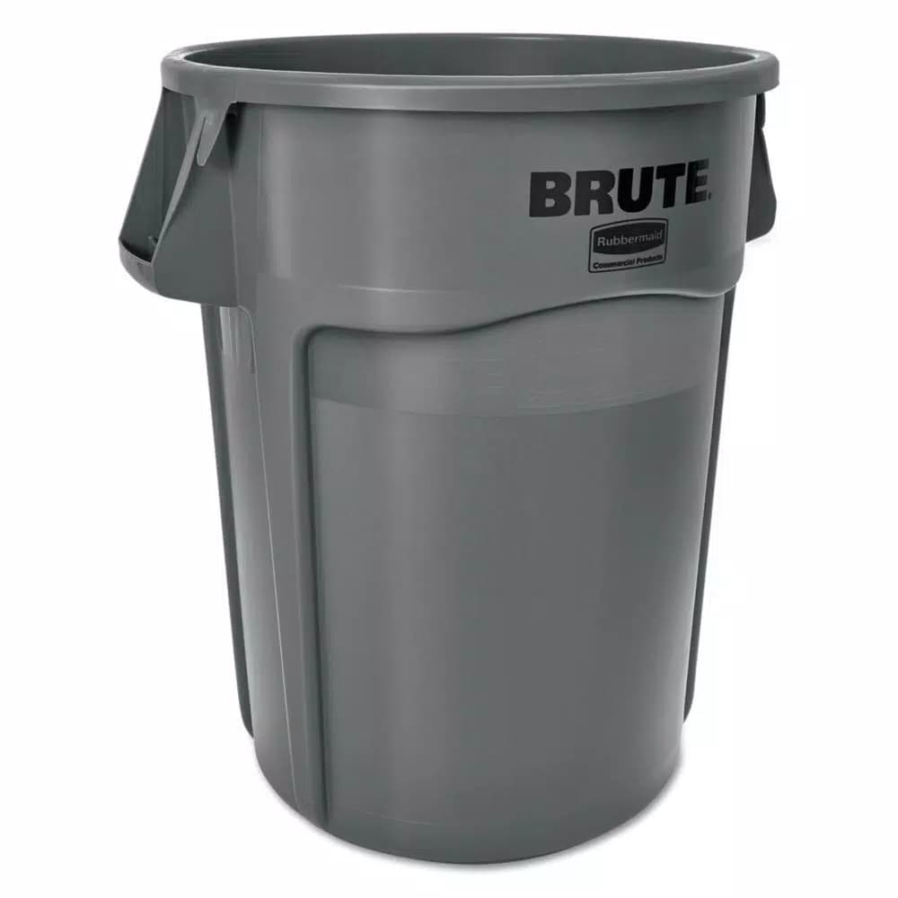 Rubbermaid Commercial Products Rubbermaid Commercial Brute 55 Gallon Round Gray Trash Can