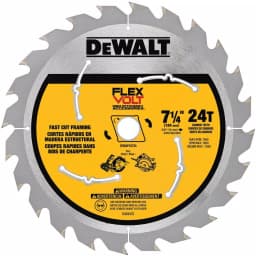 DEWALT FLEXVOLT 7-1/4 in. 24-Teeth Carbide-Tipped Circular Saw Blade thumbnail 1
