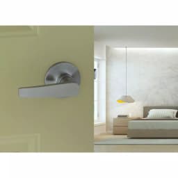 Copper Creek Satin Stainless Passage Door Lever, Residential Grade 3 thumbnail 6