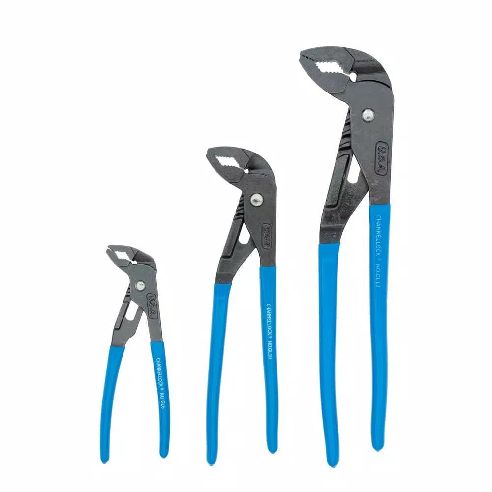 Channellock Griplock Tongue and Groove Plier Set, 3-Piece
