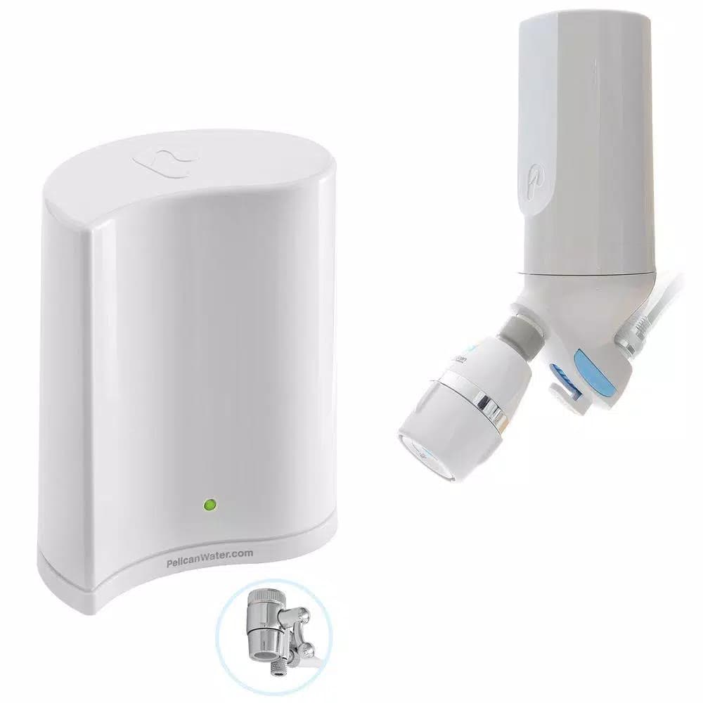 Pelican Water Pelican 3-Stage Shower and Countertop Drinking Water Purification System Combo