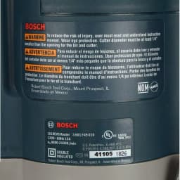 Bosch 15 Amp 3-1/2 in. Corded Variable Speed Plunge Router with Dust Collection thumbnail 6