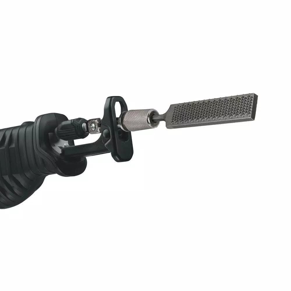 ReciproTool Flat Wood Rasp File for Reciprocating Saws, 4-Sided Coarse and Fine, Carbon Steel