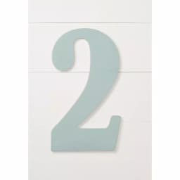 Jeff McWilliams Designs 18 in. Oversized Unfinished Wood Number 2 - Industrial Style Wall Decor thumbnail 2