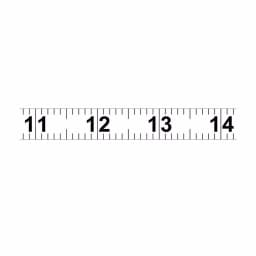 Lufkin Mezurall 12 ft. Chrome Clad Tape Measure, 1/2 in. Width thumbnail 2