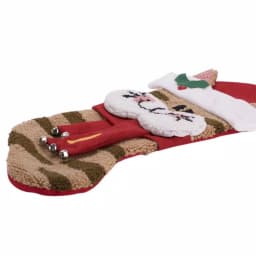 Glitzhome 22 in. 3D Cat Hooked Christmas Stockings, 2-Pack thumbnail 3