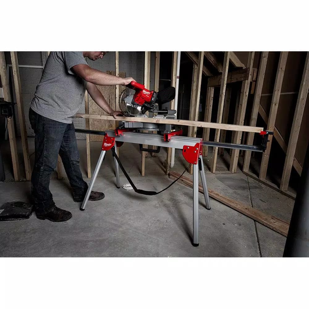 Milwaukee M18 FUEL 10 in. Dual Bevel Sliding Compound Miter Saw with Stand (Tool-Only)