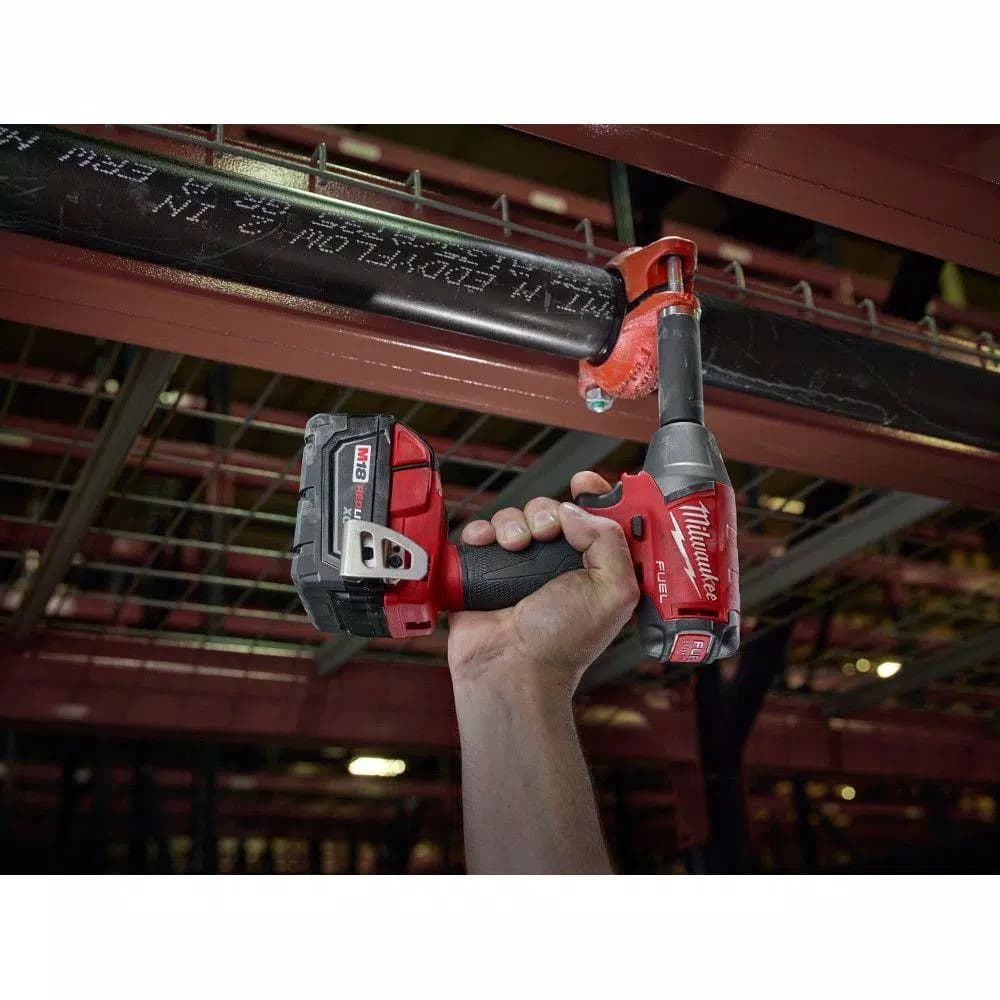 Milwaukee M18 FUEL 1/2 in. Compact Impact Wrench Kit with 9-Piece SHOCKWAVE Socket Set