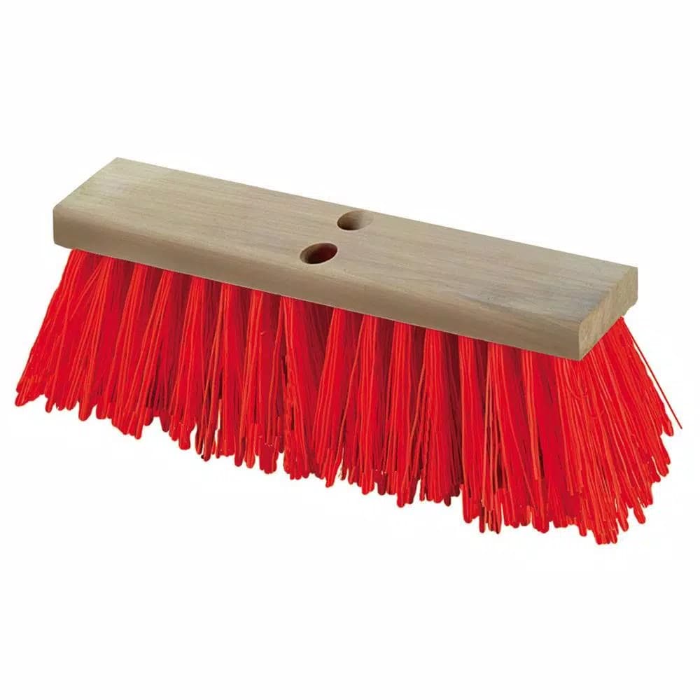 Carlisle Flo-Pac 16 in. Heavy Polypropylene Orange Street Sweep Broom Head (12-Pack)