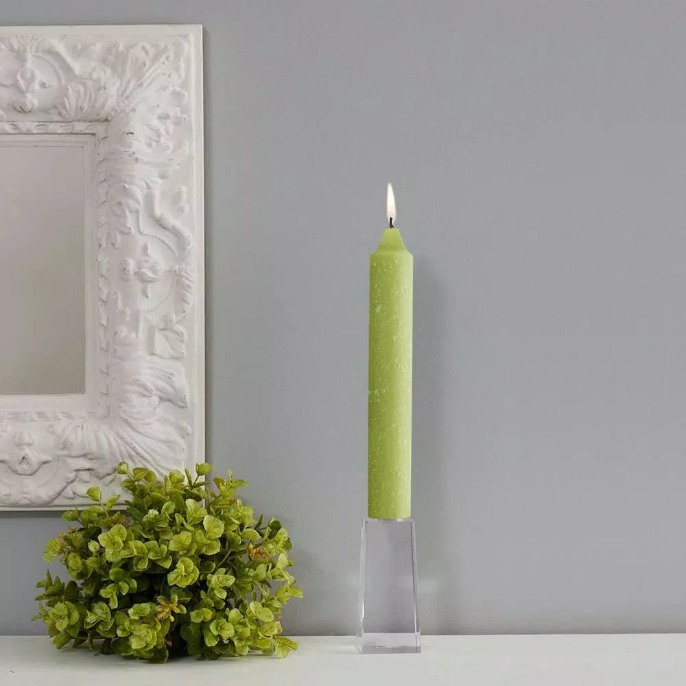 ROOT CANDLES 9 in. Timberline Collenette Willow Taper Candles, Beeswax Enriched, Box of 4