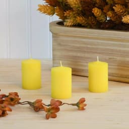 LUMABASE Citronella Scented Votive Candles, 36 Pack, Yellow Paraffin Wax thumbnail 5