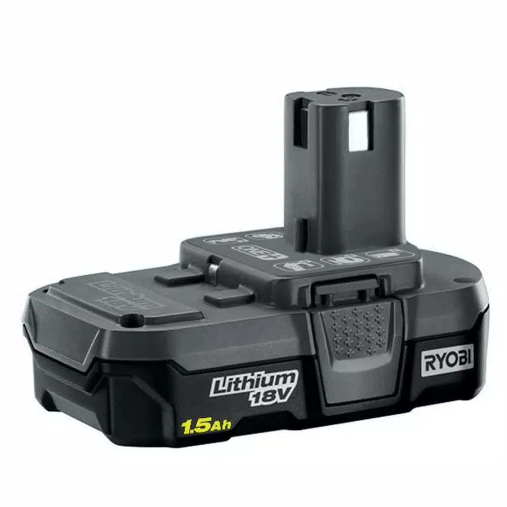 RYOBI 18V ONE+ 1.5 Ah Compact Lithium-Ion Battery