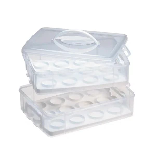 Snapware Snap N Stack 2-Layer Cupcake and Dessert Carrier
