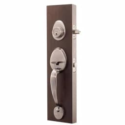Copper Creek Colonial Handleset with Waverlie Lever Trim, Antique Nickel thumbnail 2