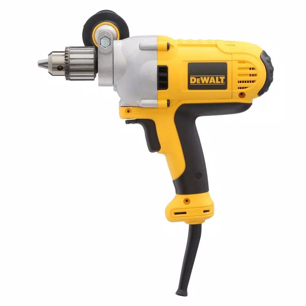 DEWALT DWD216G 1/2 in. Corded Variable Speed Reversing Mid-Handle Drill, 10.5 Amp