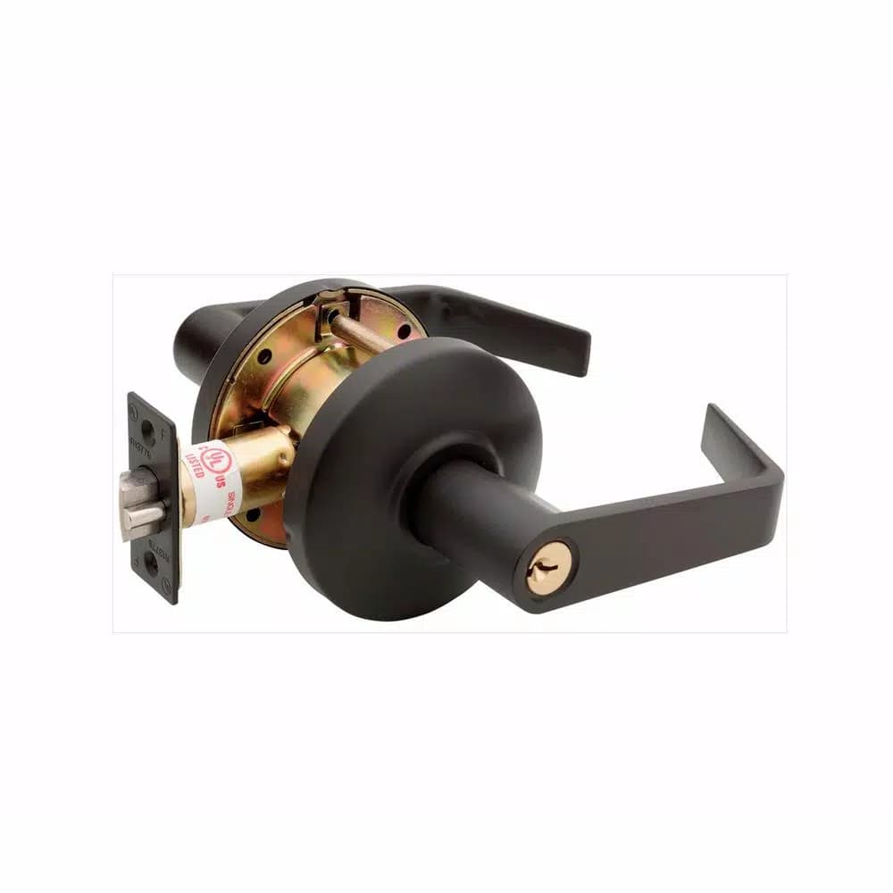 Copper Creek Bulldog 7200 Series Grade 1 Dark Bronze Cylindrical Keyed Entry Lever