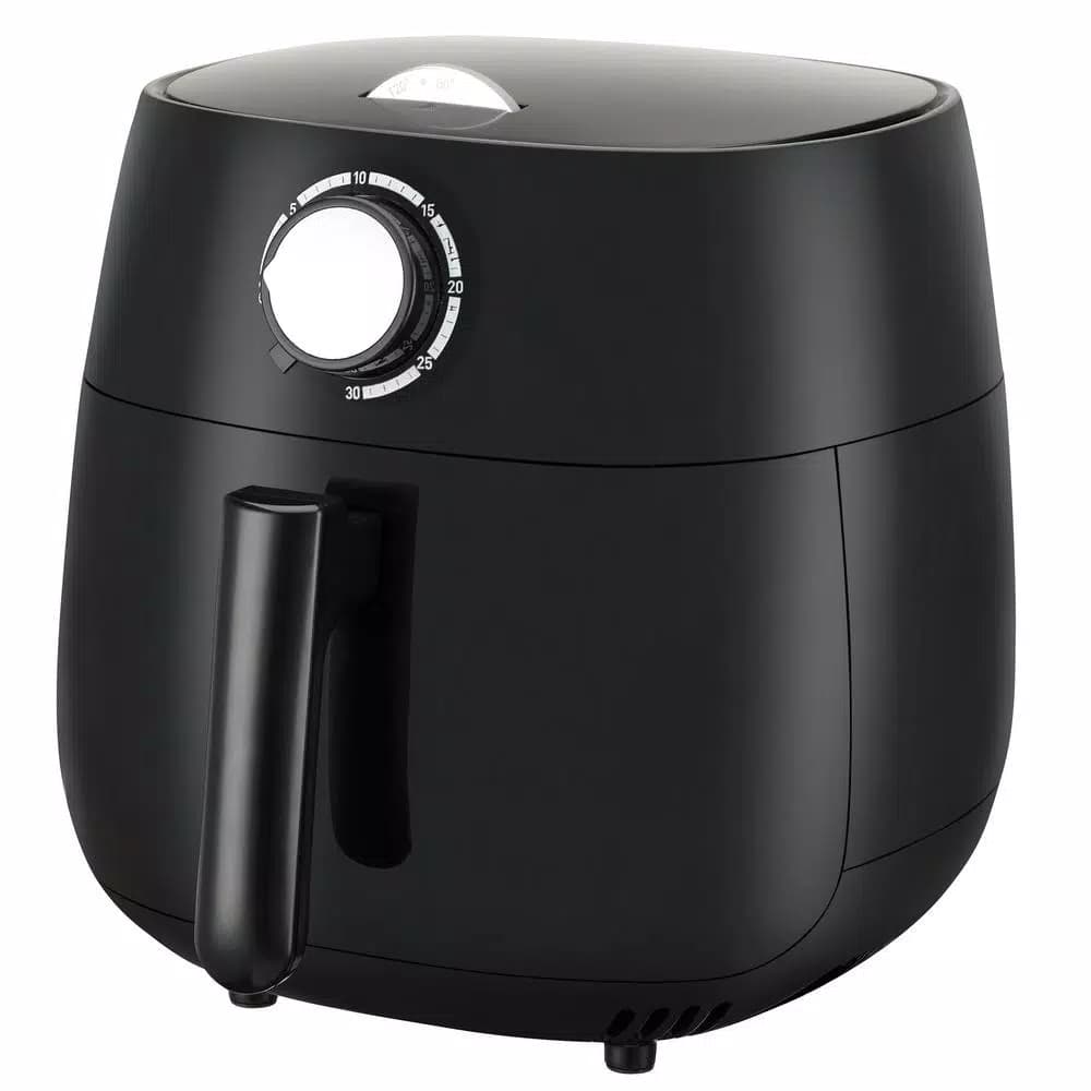 Emerald 1818 4.2 Qt. 1800W Air Fryer with Double Ceramic Non-Stick Basket and Pan Set