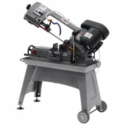 JET J-3230 1/2 HP 5 in. x 8 in. Horizontal Metalworking Band Saw with Rolling Stand, 115V thumbnail 1