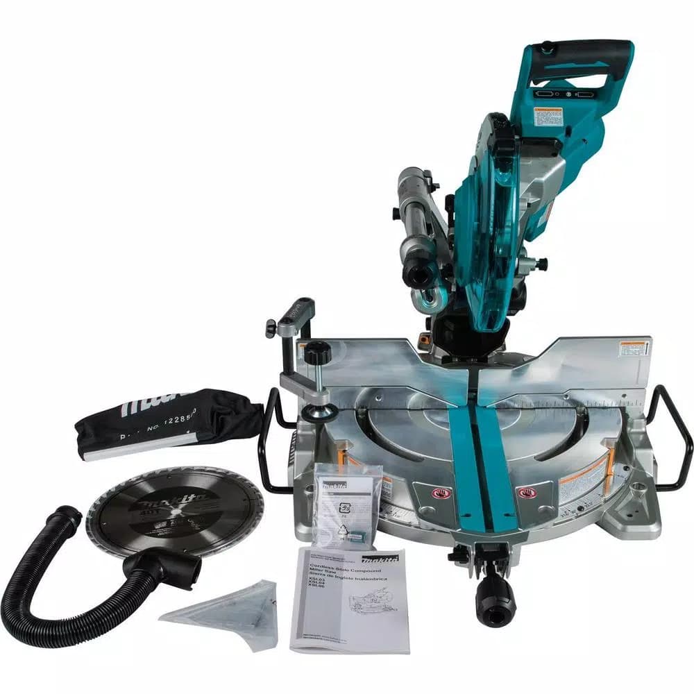 Makita 10 in. Dual-Bevel Sliding Compound Miter Saw, 18V X2 LXT Brushless Cordless (Tool Only)