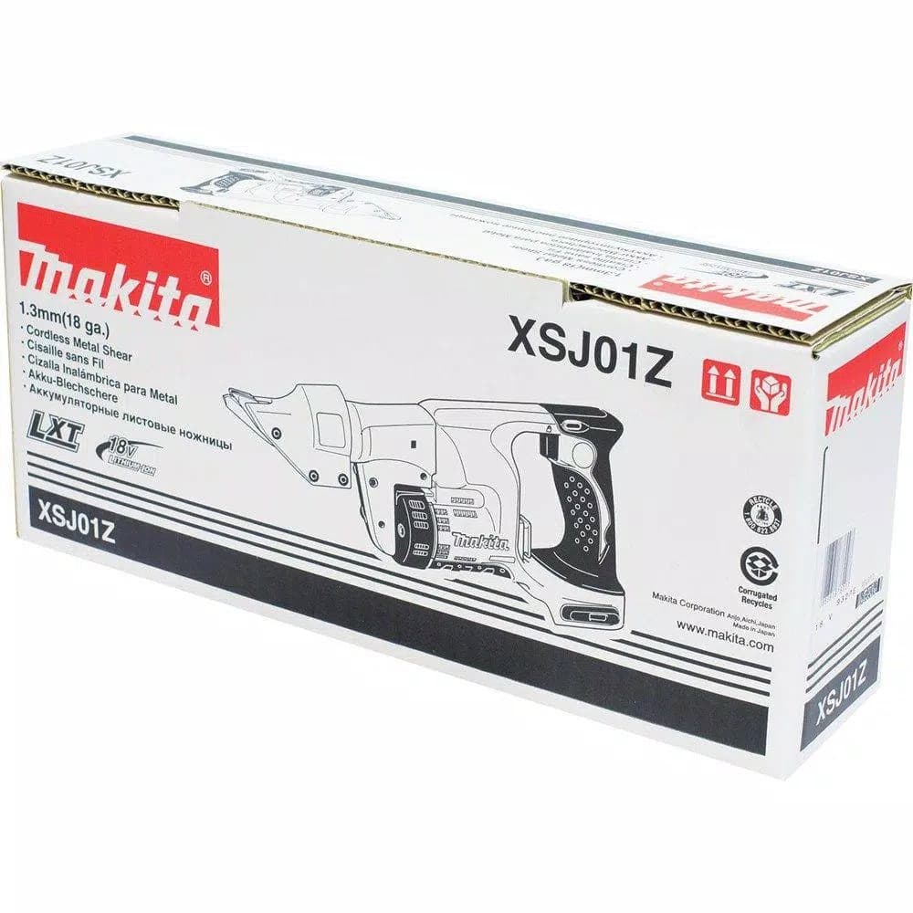 Makita 18V LXT Cordless 18-Gauge Straight Shear, Tool-Only (XSJ01Z)