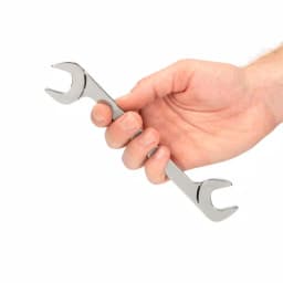 TEKTON 16 mm Angle Head Double Open End Wrench, 60° Offset thumbnail 6