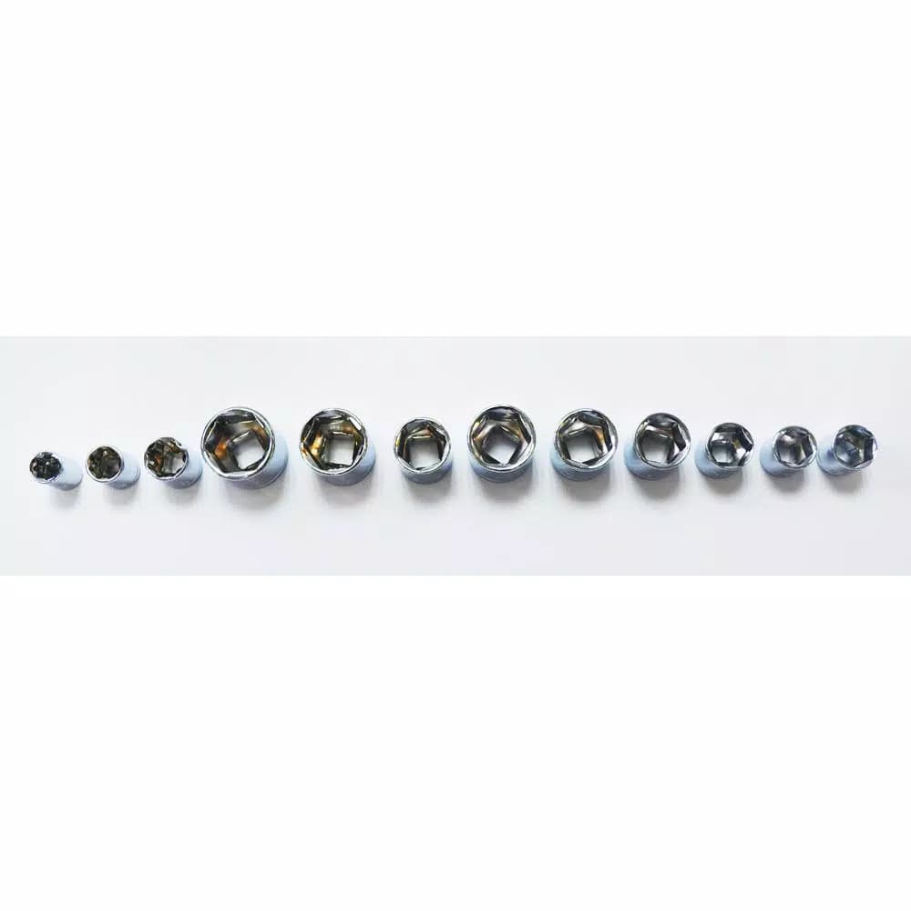 Best Value 52-Piece Socket Set with 1/4 in., 3/8 in., and 1/2 in. Drives - Metric and SAE