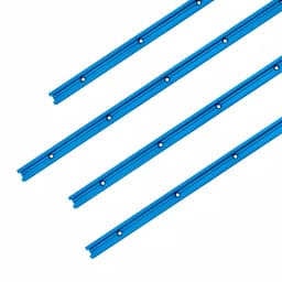 POWERTEC 36 in. Universal T-Track with Double-Cut Profile, Predrilled Mounting Holes (4-Pack) thumbnail 1