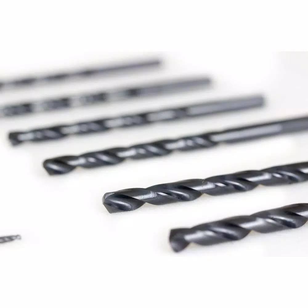 WEN 13-Piece Black Oxide Twist Drill Bit Set with Hex Shank