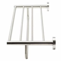 ALFI BRAND AB9538-BN 25.75 in. Modern Wall Mount Towel Rack with Shelf, Brushed Nickel thumbnail 5
