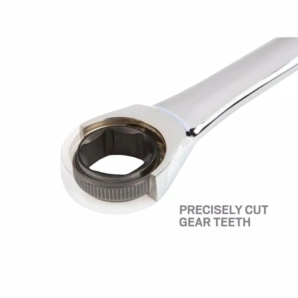 TEKTON 13-Piece Ratcheting Combination Wrench Set, 1/4 in. to 1 in., with Roll-Up Storage Pouch