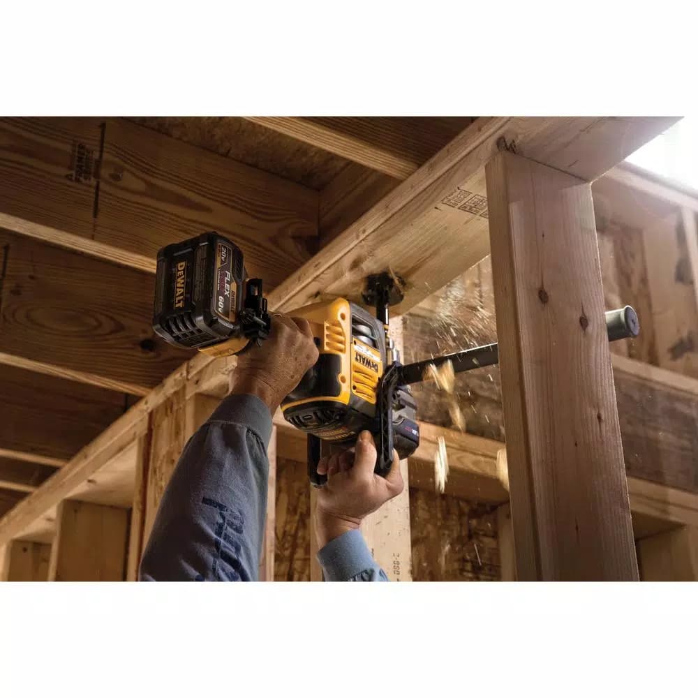 DEWALT FLEXVOLT 60V MAX Brushless 1/2 in. Stud & Joist Drill with E-Clutch and (2) 6.0 Ah Batteries