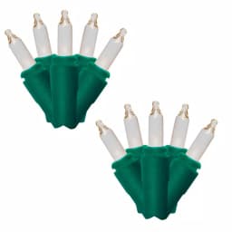 Brite Star 2-Pack 100-Light Clear Mini String Lights on Green Wire, Indoor/Outdoor thumbnail 1