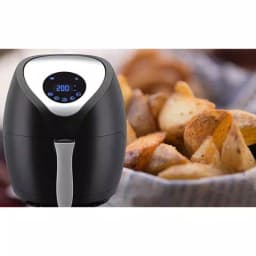 Emerald 1812 4.22 Qt Air Fryer with 1400W Power and Digital LED Touch Display, Black thumbnail 3