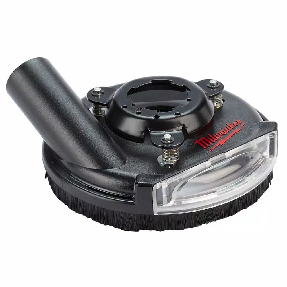 Milwaukee 4-1/2 in. Small Angle Grinder with Dust Shroud and Lock-On Switch, 11 Amp, 11,000 RPM